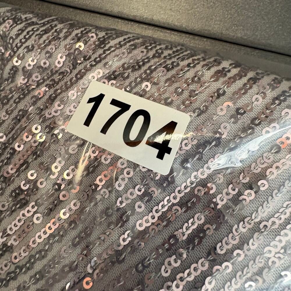 Halogen Silver Sequin Fully Lined Blouse Size Med… - image 6